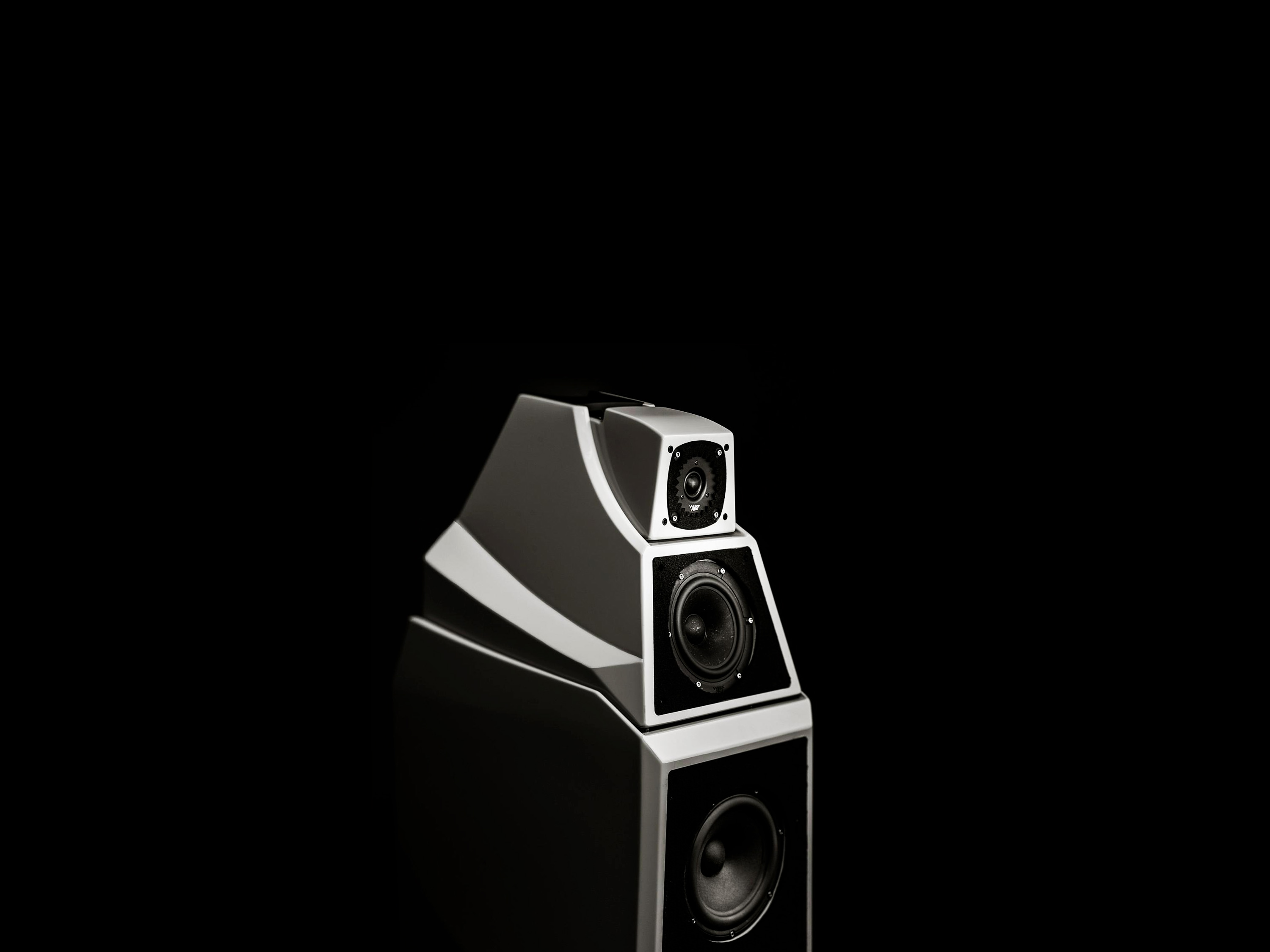 Wilson Audio loudspeakers in a listening room